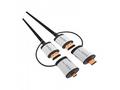 PLATINET OMEGA kabel HDMI v1.4 černý 1,5m + adapte