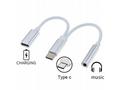 PremiumCord Převodník USB-C na audio konektor jack