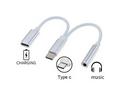 PremiumCord Převodník USB-C na audio konektor jack