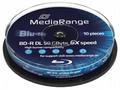 MEDIARANGE BD-R BLU-RAY 50GB 6x Dual Layer spindl 