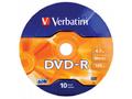 VERBATIM DVD-R 4,7GB 16x MATT SILVER folie 10pk, B