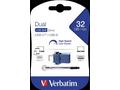 VERBATIM Flash disk Store "n" Go Dual, 32GB, USB 3