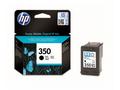 HP 350 - 4.5 ml - černá - originální - inkoustová 
