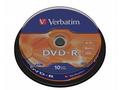 VERBATIM DVD-R 4,7GB, 16x, 10pack, spindle