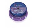 VERBATIM DVD+R 4,7GB, 16x, 25pack, spindle