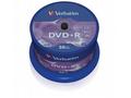 VERBATIM DVD+R 4,7GB, 16x, 50pack, spindle