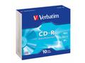 VERBATIM CD-R 700MB, 52x, slim case 10 ks