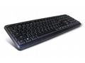 C-TECH klávesnice KB-102 PS2, slim, black, CZ, SK