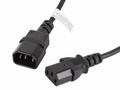 LANBERG IEC 320 C13 na C14 kabel 1.8M černý 