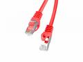 LANBERG Patch kabel CAT.6 FTP 1M červený Fluke Pas