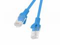 LANBERG Patch kabel CAT.6 UTP 0.5M modrý Fluke Pas