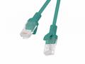 LANBERG Patch kabel CAT.6 UTP 0.5M zelený Fluke Pa