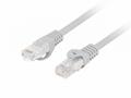 LANBERG Patch kabel CAT.6 UTP LSZH CU 0.5M šedý Fl