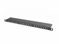 LANBERG PATCH PANEL 24 PORT 0.5U 19” CAT.5E SHIELD