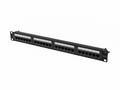 LANBERG PATCH PANEL 24 PORT 1U 19” CAT.6A UTP BLAC