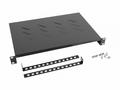 LANBERG 19" FIXED SHELF 1U, 483X300MM MAX LOAD CAP