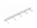 LANBERG 19" CABLE MANAGEMENT PANEL WITH 5 PLASTIC 
