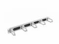 LANBERG 19" CABLE MANAGEMENT BRUSH PANEL 5 RINGS- 