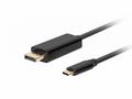 Lanberg USB-C(M)->DisplayPort(M) kabel 1,8m 4K 60H