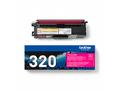 Brother TN-320M, toner magenta, 1 500 str.