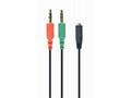 Gembird audio adaptér 3.5 mm 4-pin (F) na 2 x 3.5 