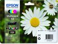 Epson 18 Multipack - 4-balení - 15.1 ml - černá, ž