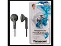 Panasonic RP-HV104E-K, drátové sluchátka, do uší, 
