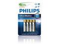 Philips baterie AAA ExtremeLife+, alkalická - 4ks