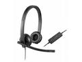 Logitech UC Corded Stereo USB Headset H570e (Leath