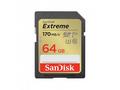 SanDisk Extreme - Paměťová karta flash - 64 GB - V