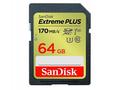 SanDisk SDXC karta 64GB Extreme PLUS (200 MB, s Cl
