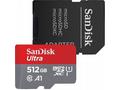 SanDisk Ultra, micro SDHC, 512GB, 150MBps, UHS-I U