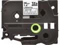 Brother - TZE-M65 (matný povrch), průsvitná, bílá 