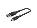 Belkin BOOST CHARGE™ USB-C, USB-A kabel, 15cm, čer