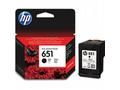 HP Ink Cartridge 651, Black, 600 stran
