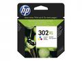 HP Ink Cartridge 302XL, High Yield Tri-color, 330 