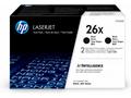 HP 26X - 2-balení - Vysoká výtěžnost - černá - ori