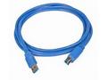 GEMBIRD Kabel USB 3.0 A-B propojovací 1,8m (modrý)