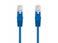 Kabel C-TECH patchcord Cat5e, UTP, modrý, 0,25m
