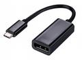 Adaptér C-TECH Type-C na Displayport, M, F, 15cm