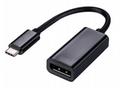 Adaptér C-TECH Type-C na Displayport, M, F, 15cm