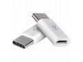 Emos adaptér USB 2.0 Micro-B samice - USB C samec,