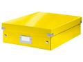 LEITZ Organizační box Click&Store, velikost M, žlu