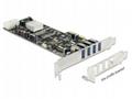 Delock PCI Express Card > 4 x external USB 3.0 Qua