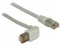 Delock Cable RJ45 Cat.6 SSTP pravoúhlý, přímý 0,5 