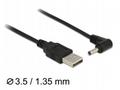 Delock Cable USB Power > DC 3.5 x 1.35 mm Male 90°