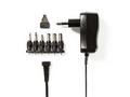 NEDIS univerzální napájecí AC adaptér, 7.2 W, 3 - 