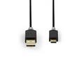 Nedis CCBW60600AT10 - USB 2.0 kabel | Typ-C Zástrč
