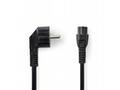 Nedis CEGB10100BK20 - Napájecí Kabel | Úhlová zást