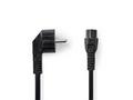Nedis CEGB10100BK20 - Napájecí Kabel | Úhlová zást